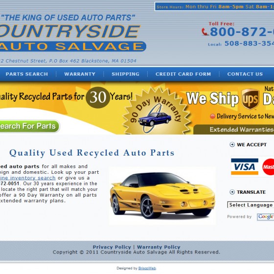 What services does Maritime Auto Salvage provide?